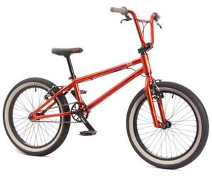 KHEbikes KHE Cosmic AL 20 pulgadas BMX Bike - Modelo 2025 - Marco de aluminio - Affix Rotor - Frenos V delanteros y traseros - 10,6 kg - Color Naranja - Para principiantes - 135 - 170 cm de estatura