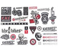KHEbikes KHE - Juego de pegatinas para BMX, muchos tamaños, alta calidad