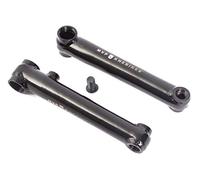 KHEbikes KHE MVP BMX Biela 48T 4130 CrMo para eje de 19 mm, 165 mm, par negro solo 576 g