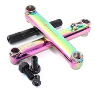 KHEbikes MVP V2 - Juego de bielas para BMX, 48 dientes, CrMo 19 mm, eje de aceite Slick, 812 g, 175 mm