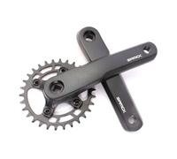 KHEbikes SAMOX - Bielas para bicicleta de montaña (165 mm, 1 compartimento, 30 dientes), color negro