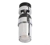 KHIronHive Accesorio LED para grifo de cocina con cambio de temperatura de 3 colores, M22 para aireador de grifo compatible con M24, ahorro de agua giratorio de 360 grados para baño y cocina
