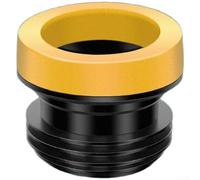 KHIronHive Anillo de sellado de brida de inodoro sin cera, junta a prueba de olores para tuberías de drenaje de 100-110 mm, alta elasticidad, triple bloqueo de olor, prevención de fugas, resistente a