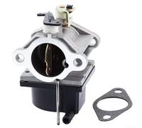KHIronHive Carburador de cortacésped 640065A de repuesto para motores Tecumseh OHV110 OHV115 OHV120, construcción de metal, diseño de e combustible de precisión, fácil instalación, negro