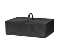 KHIronHive Cubierta de horno de barbacoa interior de tela Oxford 210D con apertura adaptadora, protector de polvo recubierto de poliuretano de doble capa para plancha de cocina doméstica, color negro