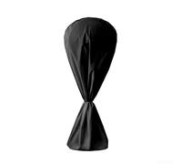 KHIronHive Cubierta para ventilador de exterior de tela Oxford 210D, protector antipolvo impermeable para ventiladores de pie, fácil de instalar, negro, 170 x 75 cm, diseño de ahorro de espacio para
