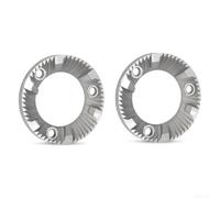 KHIronHive Cuchillas de metal de repuesto de 40 mm para molinillos de grano de café, juego de rebabas de doble disco de acero inoxidable, piezas de actualización de molienda de precisión para varios