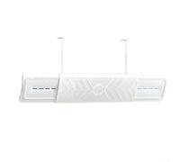 KHIronHive Deflector de viento ajustable para aire acondicionado, anti soplado directo, protector montado en la pared para diseño de panal para brisa suave, funcionamiento silencioso, sin goteo