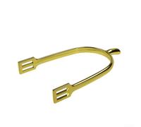 KHIronHive Espuelas inglesas de aleación de zinc para hombre, longitud del cuello de 20 mm para equitación, entrenamiento a caballo y accesorio de competición en acabado plateado o dorado (espolones