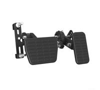 KHIronHive Extensores de pedal de freno y gas ajustables para conductores cortos, extensión de acelerador de metal, ángulo personalizado, elevador de pedal ergonómico, mayor control, se adapta a