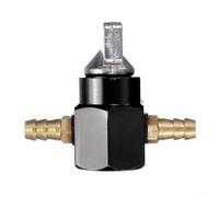 KHIronHive Filtro de válvula de cierre de gas combustible para cortacésped, construcción de metal de 1/4 pulgadas para modelos Tecumseh 34279A 34279B 34729 740003B, control de flujo eficiente y