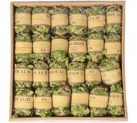 KHIronHive Juego de 24 rollos de cuerda de cáñamo trenzado y cuerda de papel para manualidades, envoltura, etiquetas, decoración del hogar, disponible en múltiples longitudes y colores (F)