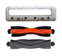 KHIronHive Kit de cepillo principal y cubierta de rodillo de repuesto para Xiaomi para aspiradora robot MIJIA M40 D110 CN, cerdas de nailon de goma en forma de V con protector, accesorios de limpieza