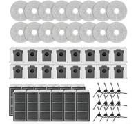 KHIronHive Kit de piezas de repuesto, para MOVA para trouver Mobius 60 Matrix10 Ultra Aspiradora, filtros, paños de fregona, bolsas de polvo y cepillos laterales