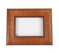 KHIronHive Marco de fotos vintage de madera maciza para pinturas al óleo y bocetos, cuadrado de 7 pulgadas, estilo antiguo, decoración del hogar, exhibición colgante de pared