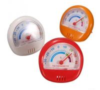 KHIronHive Medidor de temperatura interior y exterior para termómetro de esfera para casa, oficina, refrigerador, congelador, jardín, amplio rango de -30 a 40 °C, soporte de pared ABS o pantalla de