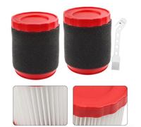 KHIronHive Paquete de 2 filtros HEPA con cepillo de limpieza para aspiradora Bosch GAS18V-3/GAS18V-10L/VF320H, piezas de repuesto lavables