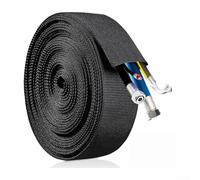 KHIronHive Protector de cable de manguera hidráulica, cubierta de nailon ajustable para mangueras hidráulicas, diseño hueco de poliéster para protección ligera y de cables en automoción (9 cm)