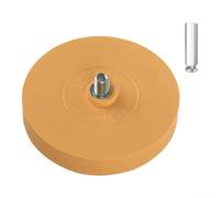 KHIronHive Rueda de eliminación de calcomanías de goma neumática de 88 mm con adaptador de taladro para coches, camiones, motocicletas, barcos, electrodomésticos, herramienta de borrado de etiquetas