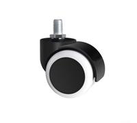KHIronHive Ruedas giratorias resistentes para muebles silenciosas para mesa de café, sofá, mesita de noche, soporte de anillo roscado suave o anillo a presión (A)