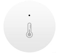 KHIronHive Sensor de temperatura y humedad Zigbee 3.0 para automatización inteligente del hogar, ± 0.3 °C / ± 3% de precisión, batería CR2450, carcasa ABS, color blanco