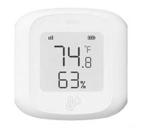 KHIronHive Sensor inteligente WiFi de temperatura y humedad con control de voz, alertas de aplicación de monitoreo en tiempo real para Alexa Home Automation, termómetro interior higrómetro padre (B)