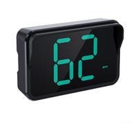 KHIronHive Velocímetro digital GPS con pantalla frontal para coche, KMH MPH con parasol, y proyector de parabrisas para camiones, autobuses, scooters, fuente grande, visibilidad clara día y noche (A)