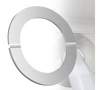 KHIRY Guirnalda de Tubo para Estufa, Cubierta de 100mm, Guirnalda Dividida de Acero Inoxidable para Pared, Anillo de Tubo, Cubierta para Grifo, 100mm