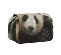 Khkbnb Cute Panda Baby - Estuche para lápices de gran capacidad, estuche para lápices, organizador de papelería, bolsa de cosméticos, suministros de oficina