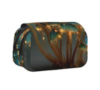 Khkbnb The Secret of Mushrooms Estuche de gran capacidad, estuche para lápices, organizador de papelería, bolsa de cosméticos, suministros de oficina