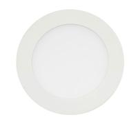 KHL - Foco led empotrable (9 W, luz blanca neutra, 4500 K, redondo, plano), color blanco