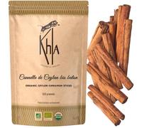 KHLA - Canela en rama entera de Ceilán - Agricultura ecológica y comercio justo - Bolsa 500g