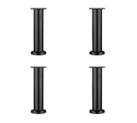 KHLMSRXJ 4 Patas Ajustables para Muebles, Patas de Metal para sofá, Patas de Soporte Redondas de Metal, Patas de Cama Ajustables de Metal, Patas de Repuesto para sofá, Mesa, Silla, Escritor