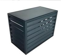 KHLMSRXJ Cubierta de Aire Acondicionado minisplit para Unidades Exteriores, a Prueba de Polvo e Impermeable, Cubierta de Aluminio para Aire Acondicionado y Bomba de Calor, Cerca para Oculta