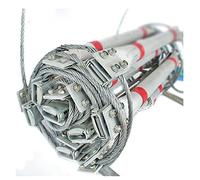 KHLMSRXJ Escalera de Cuerda de Seguridad, escaleras de Escape, Escalera de Cuerda de Alambre de Acero de aleación de Aluminio, Escalera ignífuga de aleación de Aluminio, Escalera de Cuerda