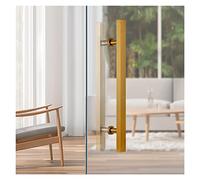 KHLMSRXJ Manilla de Acero Inoxidable para Puerta corredera de Granero, para Entrada de Madera o Cristal, Manilla de Empuje/tracción en Forma de H con Tubo Cuadrado, Montaje a Doble Cara, do