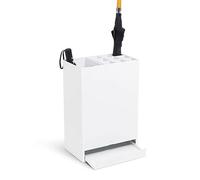 KHLMSRXJ Paragüero para Pasillo, Soporte para Paraguas de Gran Capacidad con Bandeja de Goteo extraíble, Organizador de Almacenamiento de Paraguas Independiente para Entrada, hogar, Oficina