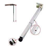 KHLMSRXJ Patas de Mesa Plegables de Acero Inoxidable Ajustables para Muebles de Bricolaje Patas de Escritorio de Barra telescópicas con Mecanismo de elevación de Empuje y tracción Altura de