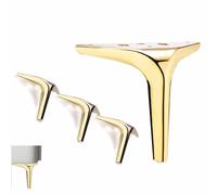 KHLMSRXJ Patas de Metal para Muebles, 4 Piezas, Patas de sofá Modernas, Patas Triangulares para gabinete, Mesa Auxiliar, Patas de Repuesto para gabinete, Armario, sofá, sillón, otomana (18
