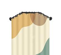 KHLMSRXJ Probador de Ropa, Barra Extensible para Cortina de Ducha, riel divisorio para Cortina de Acero Inoxidable sin Perforaciones, Barra en Forma de Diamante