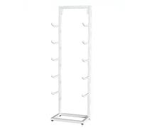 KHLMSRXJ Soporte para Esterilla de Yoga de 5 Niveles Against The Wall, Independiente, Moderno Organizador de Almacenamiento Multiusos de Metal para Rodillos de Espuma o colchonetas de ejerc