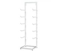 KHLMSRXJ Soporte para Esterilla de Yoga de 5 Niveles Against The Wall, Independiente, Moderno Organizador de Almacenamiento Multiusos de Metal para Rodillos de Espuma o colchonetas de ejerc