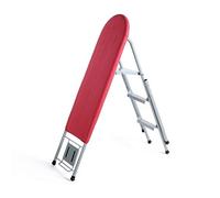 KHLMSRXJ Tabla de Planchar Vertical con Escalera, Antideslizante y Estable, para terraza y Dormitorio, de Metal, 124 x 15 x 36,5 cm.
