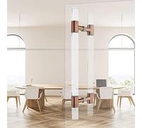 KHLMSRXJ Tirador de Puerta de Entrada, Barra de Agarre de acrílico Transparente Antideslizante para Puertas de Vidrio de Ducha de baño Principal/Puertas corredizas de Granero, Tirador de em