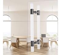 KHLMSRXJ Tirador de Puerta de Entrada, Barra de Agarre de acrílico Transparente Antideslizante para Puertas de Vidrio de Ducha de baño Principal/Puertas corredizas de Granero, Tirador de em