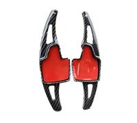KHOFVSXWD Compatible con Focus 2015 2016 2017 2018 2019 extensión de palanca de cambios para volante de coche, accesorios de extensión de palanca de cambios (aspecto de fibra de carbono, negro)