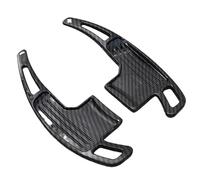 KHOFVSXWD Compatible con Mustang 2015 2016 2017 2018 2019 2020 2021 2022 2023 Palas de cambio extendidas para volante (aspecto carbono negro)