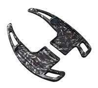 KHOFVSXWD Compatible con Mustang 2015 2016 2017 2018 2019 2020 2021 2022 2023 Palas de cambio extendidas para volante (aspecto de carbono forjado)