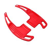 KHOFVSXWD Compatible con Mustang 2015 2016 2017 2018 2019 2020 2021 2022 2023 Palas de cambio extendidas para volante (rojo)