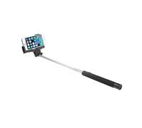 KHOMO Palo de Selfie Stick con Botón Bluetooth y Trípode para Móvil - Baston para Selfis Compatible con iPhone, Android, Xiaomi - Negro